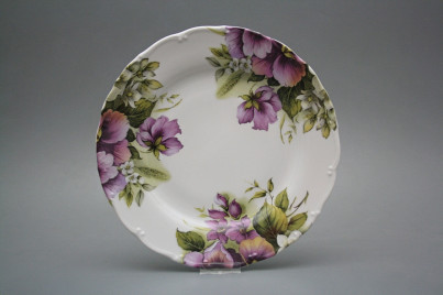 Flat plate 25cm Ofelia Pansy CsvBB č.1