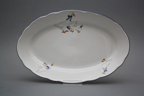 Oval dish 35cm Rokoko Geese CML