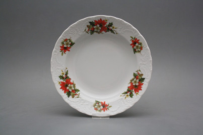 Deep plate 24cm Opera Poinsettia ABB č.1