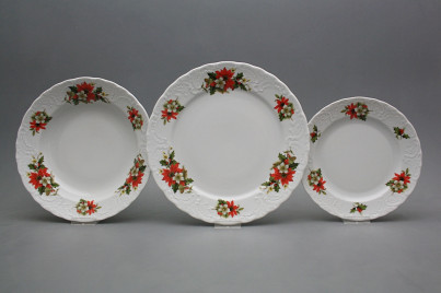 Plate set Opera Poinsettia 12-piece ABB č.1