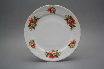 Flat plate 26cm Opera Poinsettia AGL č.1