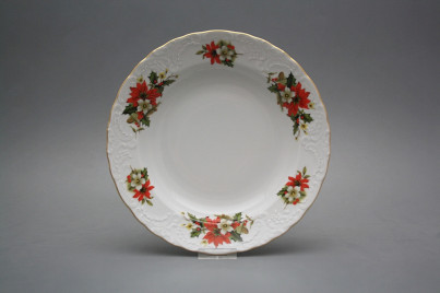 Deep plate 24cm Opera Poinsettia AGL č.1