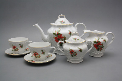 Tea set Opera Poinsettia 15-piece GL č.1