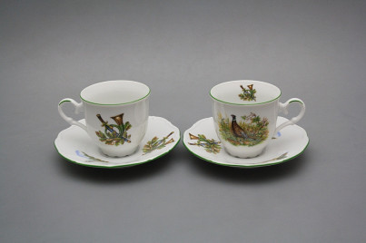 Cup high 0,135l with saucer Ofelia Pheasant ZL č.1