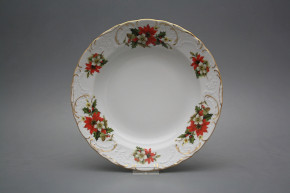 Deep plate 24cm Opera Poinsettia AGL Lux