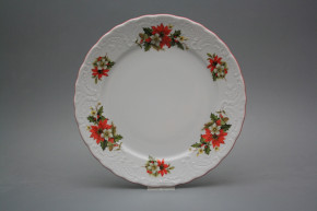 Flat plate 26cm Opera Poinsettia ACL