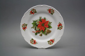 Flat plate 25cm Ofelia Poinsettia FBB