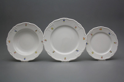 Plate set Maria Louise Flower sprays 12-piece ABB č.1