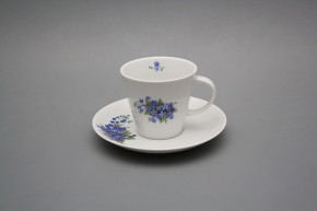 Cup high 0,18l with saucer Tom Forget-me-not BB