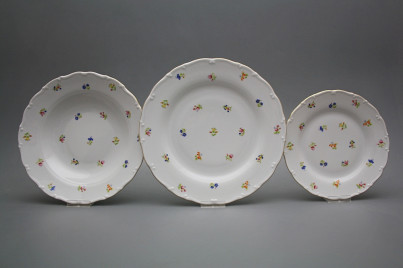 Plate set Ofelia Flower sprays 18-piece BGL č.1