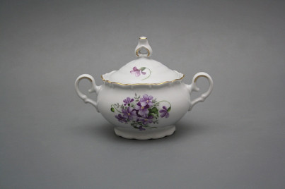 Sugar bowl 0,24l Ofelia Violets GL č.1