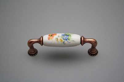 Rustic handles Bohemia 96mm Field flowers CU č.1