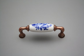 Rustic handles Bohemia 96mm Blue Onion Pomegranate CU