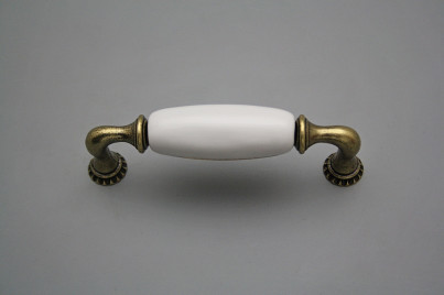 Rustic handles Bohemia 96mm WHITE č.1