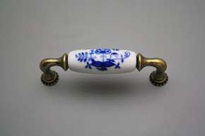 Rustic handles Bohemia 96mm Blue Onion Leaf