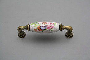 Rustic handles Bohemia 96mm Meissen bouquet