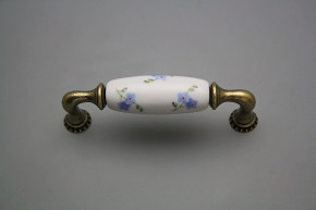 Rustic handles Bohemia 96mm Forget-me-not Sprays