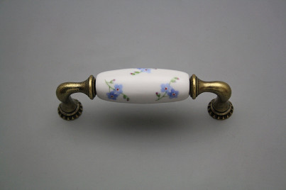 Rustic handles Bohemia 96mm Forget-me-not Sprays č.1