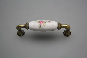 Rustic handles Bohemia 96mm Pink roses