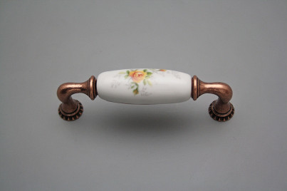 Rustic handles Bohemia 96mm Tea roses CU č.1