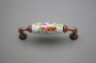 Rustic handles Bohemia 96mm Meissen bouquet CU č.2