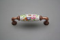 Rustic handles Bohemia 96mm Meissen bouquet CU č.3