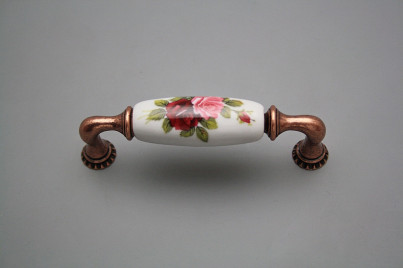 Rustic handles Bohemia 96mm Elizabeth rose CU č.1