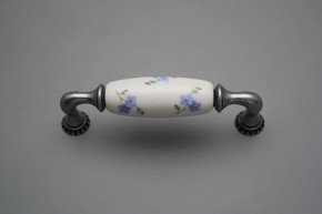 Rustic handles Bohemia 96mm Forget-me-not Sprays FV