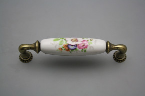 Rustic handles Bohemia 128mm Meissen bouquet