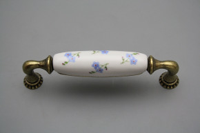 Rustic handles Bohemia 128mm Forget-me-not Sprays