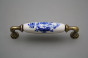 Rustic handles Bohemia 128mm Blue Onion Leaf