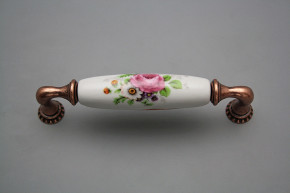 Rustic handles Bohemia 128mm Meissen bouquet CU