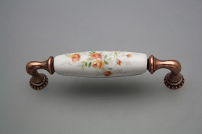 Rustic handles Bohemia 128mm Tea roses CU