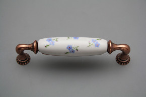 Rustic handles Bohemia 128mm Forget-me-not Sprays CU