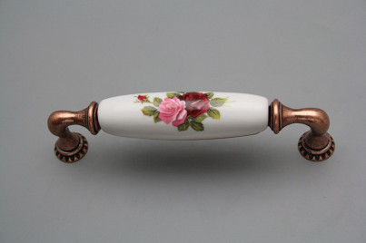 Rustic handles Bohemia 128mm Elizabeth rose CU č.1