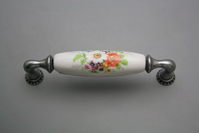 Rustic handles Bohemia 128mm Meissen bouquet FV