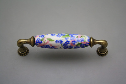 Rustic handles Bohemia 128mm Forget-me-not Chintz č.1