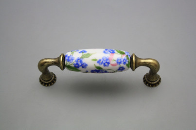 Rustic handles Bohemia 96mm Forget-me-not Chintz č.1