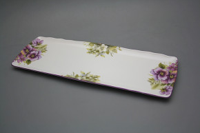 Tray square 45cm Rokoko Pansy EFL