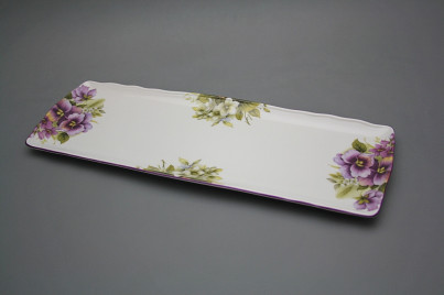 Tray square 45cm Rokoko Pansy EFL č.1