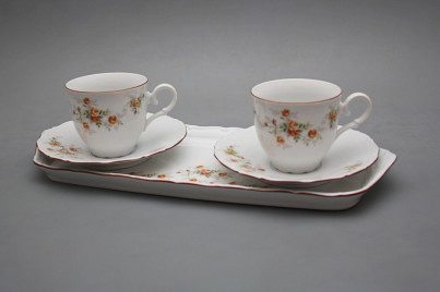 Friendly coffee set Ofelia Tea roses 5-piece CHL č.1