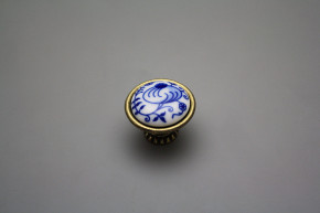 Rustic knobs Bohemia 35mm Blue Onion Pomegranate