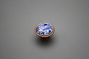 Rustic knobs Bohemia 35mm Blue Onion Pomegranate CU