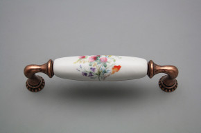 Rustic handles Bohemia 128mm Flowering meadow CU