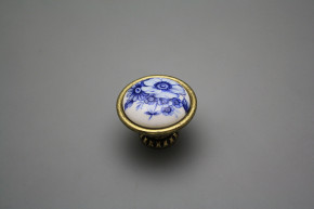 Rustic knobs Bohemia 40mm Blue Floral