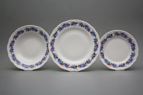 Plate set Ofelia Forget-me-not 12-piece KBB