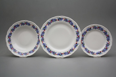 Plate set Ofelia Forget-me-not 12-piece KBB č.1