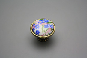 Rustic knobs Bohemia 35mm Forget-me-not Chintz