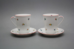 Mug 0,3l with saucer Verona Sprays CL