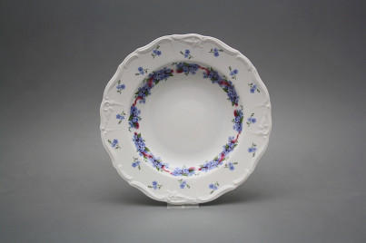 Deep plate 23cm Marie Louise Forget-me-not KBB č.1